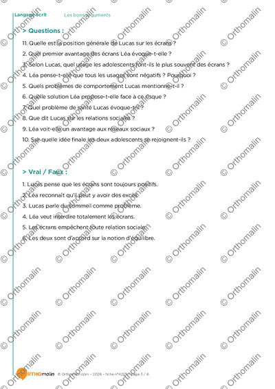 Page 3 de la fiche