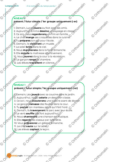 Page 2 de la fiche