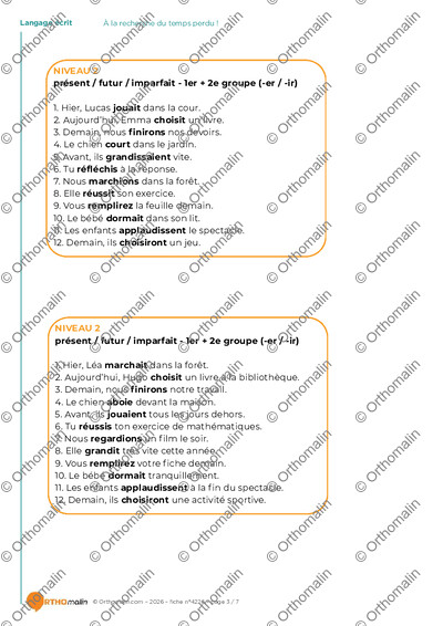 Page 3 de la fiche