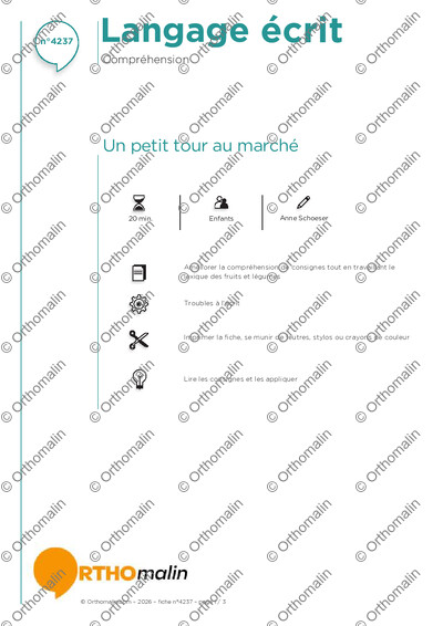 Page 1 de la fiche