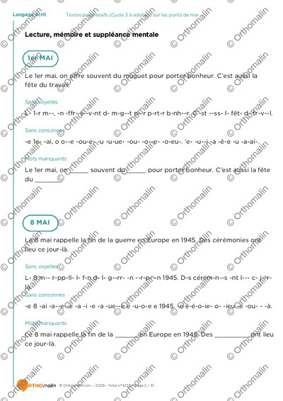 Page 2 de la fiche