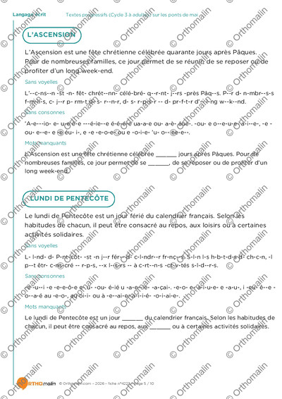 Page 5 de la fiche