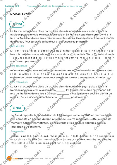 Page 6 de la fiche