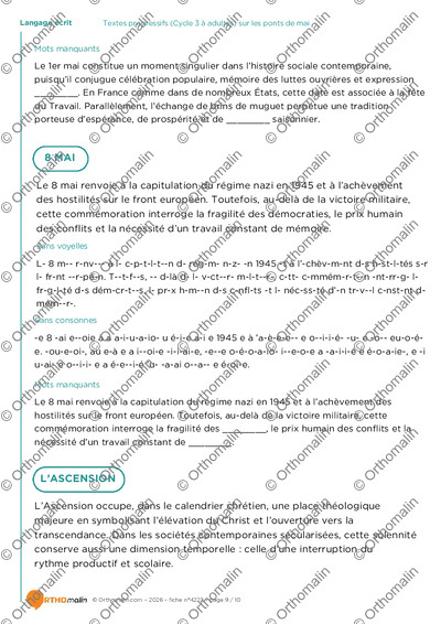 Page 9 de la fiche