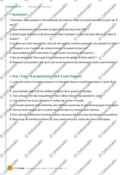 Page 5 de la fiche