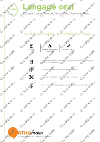 Page 1 de la fiche