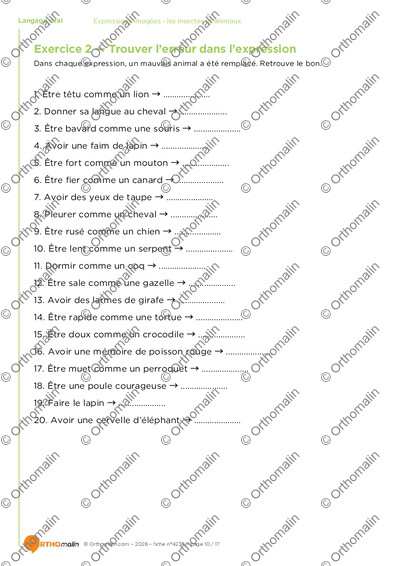 Page 10 de la fiche