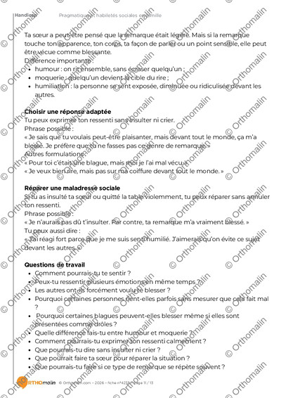 Page 11 de la fiche