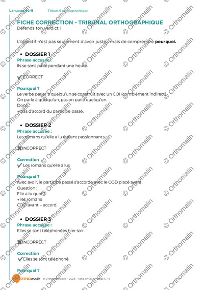 Page 5 de la fiche
