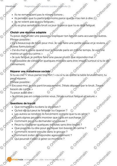 Page 10 de la fiche