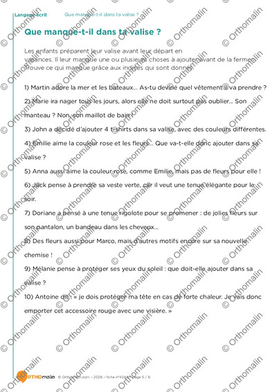 Page 5 de la fiche