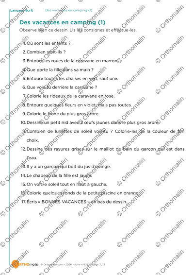 Page 3 de la fiche