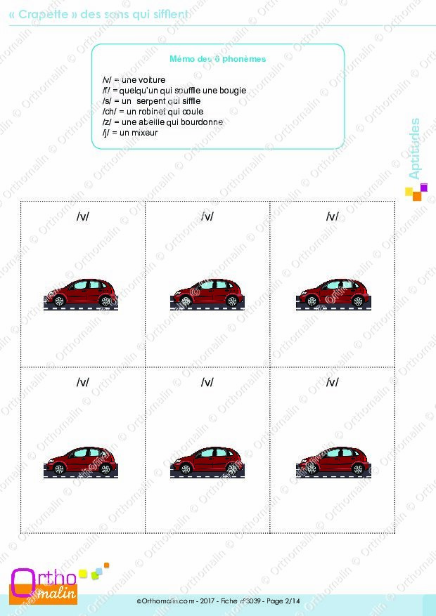 Division Pour Une Addition 4 Lettres Fiches pratiques pour l'orthophonie | Orthomalin