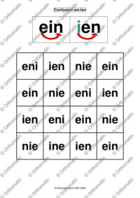 Confusion ein/ien