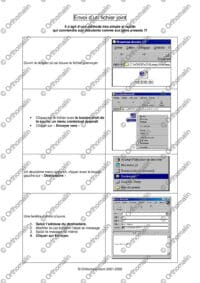 Envoyer un fichier joint à un e-mail (méthode simplifiée)
