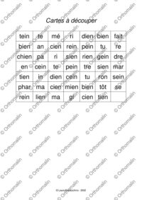 Jeu de loto ein-ien