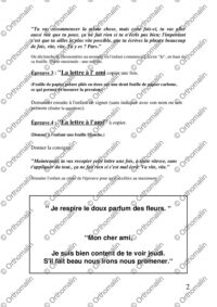 Bilan d'écriture