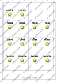 Mistigri des confusions m/n et b/d