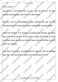 Phrases à compléter