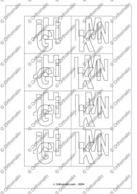 Lettres enchevêtrées