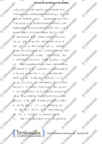 Lignes majuscules et minuscules 1