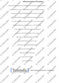 Pyramide inversée majuscules et minuscules 3