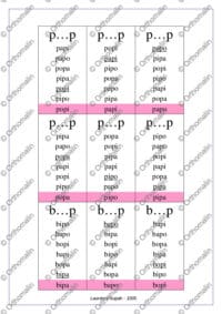 Jeu de 7 familles p / b