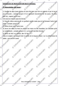 Exercices à réaliser dans le cadre d'une prise en charge de la déglutition