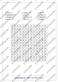 Contraires mêlés (Niveau 1)