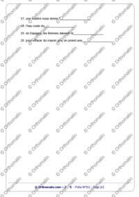 Fins de phrases induites (4)
