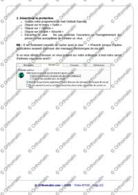 Interdire ou permettre l'ouverture des pièces jointes dans Outlook Express