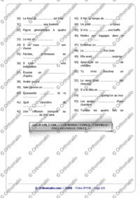Expressions à compléter