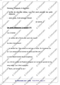 Texte à fautes - Un petit déjeuner à minuit.