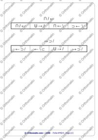 Signes orientés - 3 signes