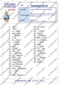 Inversion IN/NI