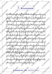 Barrage lettres et mots