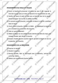 Exercices de rééducation tubaire
