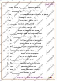 Conjugaison verbe avoir