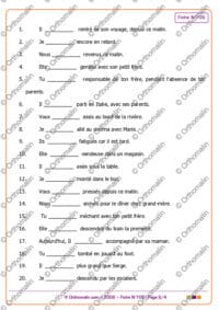 Conjugaison verbe être