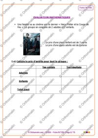 Evaluation logico-mathématiques