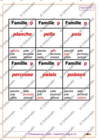 7 familles confusions auditives