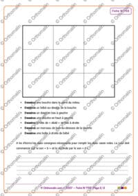 Consignes confusions visuelles b/d