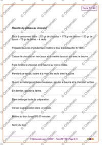 Recette de cuisine