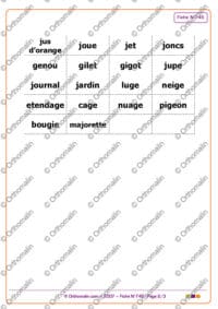 Imagier j