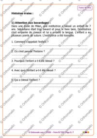 Histoires vraies