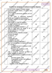 Petits problèmes en prose (0-100) 1