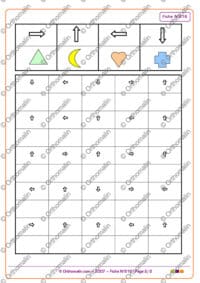 Consignes visuelles flèches