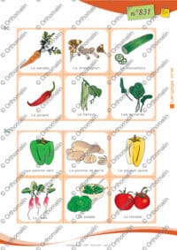 Loto des légumes