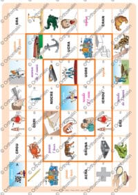 Jeu de l'oie des CR et GR en images et logatomes