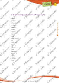 Loto/mémo des actions avec L